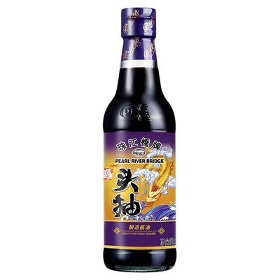 珠江桥牌御品头抽酱油300ml*12瓶
