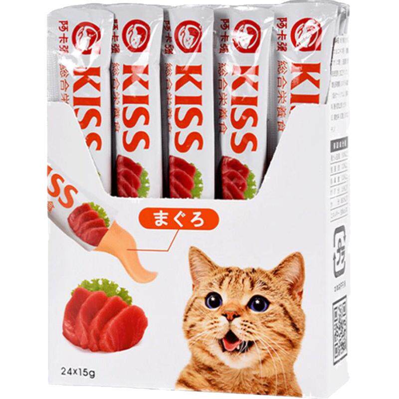 阿卡强综合营养条猫零食15G*10条猫拌饭猫罐头猫湿粮猫酱肠道猫条