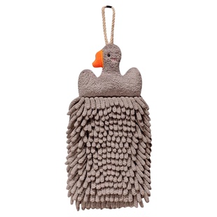 雪尼尔擦手球挂式超强吸水加厚擦手巾儿童抹手毛巾可爱卫生间厨房