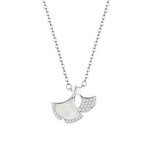 【自营】DAISY BEAUTY 三生有杏纯银锁骨链S925银女轻奢小众项链