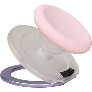 创意新款圆形站立啪嗒magsafe磁吸支架支点二合一无棱气囊不硌手