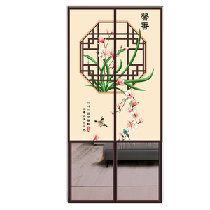 金刚网半隐私夏季防蚊门帘防偷窥魔术贴免打孔磁吸隔断帘家用纱帘