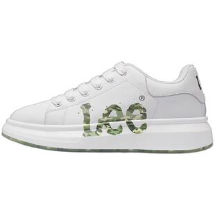 Lee官方情侣鞋2026春季新款男鞋厚底小白鞋男款休闲运动男士板鞋