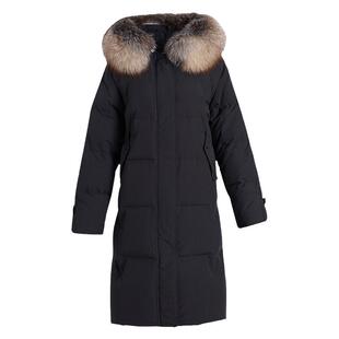 乔万尼羽绒服女冬季新款防寒保暖连帽狐狸毛精致优雅设计ET4T982