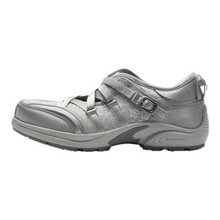 多嘴驴Donkey玛丽珍运动鞋女秋季镂空单鞋银色凉鞋休闲机能芭蕾鞋