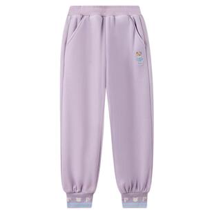 PawinPaw卡通小熊童装25年冬季新款女童休闲裤宽松保暖舒适