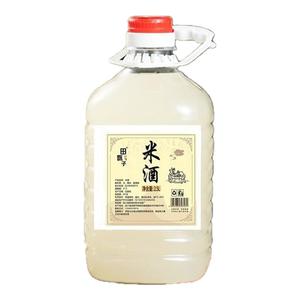 正宗纯米酒糯米自酿醪糟甜米酒四川特产月子酒酿米酒汁泡酒老糯米