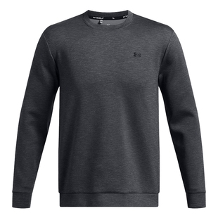 安德玛UA L4L Elevated男子运动抓绒圆领训练休闲卫衣1387122-001