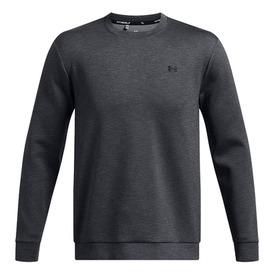 安德玛UA L4L Elevated男子运动抓绒圆领训练休闲卫衣1387122-001