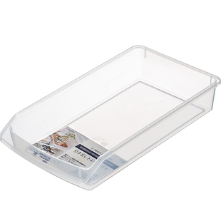 日本进口冰箱食品收纳盒抽屉式饮料储物神器调料置物架分隔收纳筐