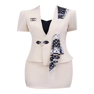 ktv包厢dj公主工作服服务员女夜场包房职业装短袖新款夜总会套装