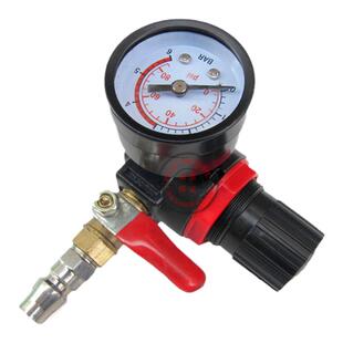 不锈钢泡沫机配件开关调压阀洗车机气压表调压表测压表铜阀进气阀