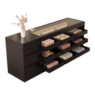 服装店中岛展示台女装店网流水台装饰柜台摆件饰品陈列储物柜吧台