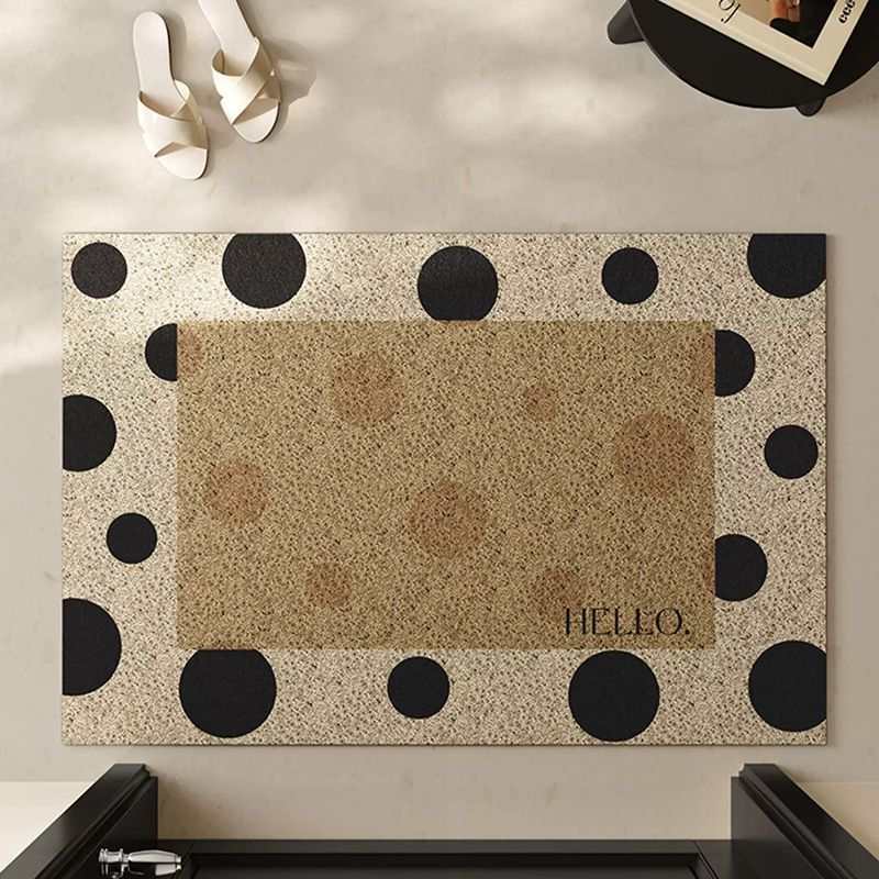 意式复古入户门地垫家用耐脏防滑门垫可裁剪进门耐磨丝圈蹭土脚垫