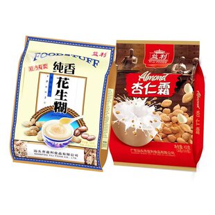 益利纯香花生糊牛奶冲调谷物制品学生早餐方便食品营养饮品小包装
