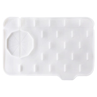 厨房水龙头侧边窄单边沥水垫水垫硅胶洗手盆台面盆水池水槽挡水板