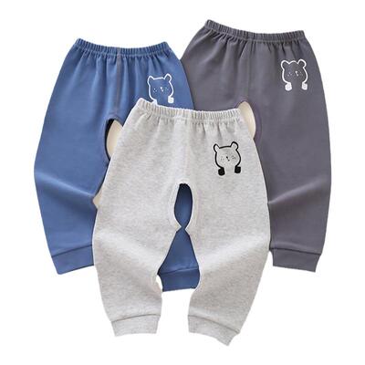 婧麒宝宝裤子秋季男女