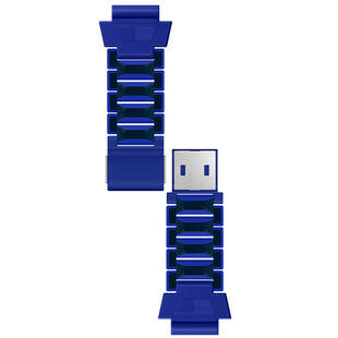 适用于华为儿童电话手表表带5xpro/5x磁吸闪扣4Pro/4x新耀版/5活力版/3s卡通链式替换腕带3pro透明保护壳配件