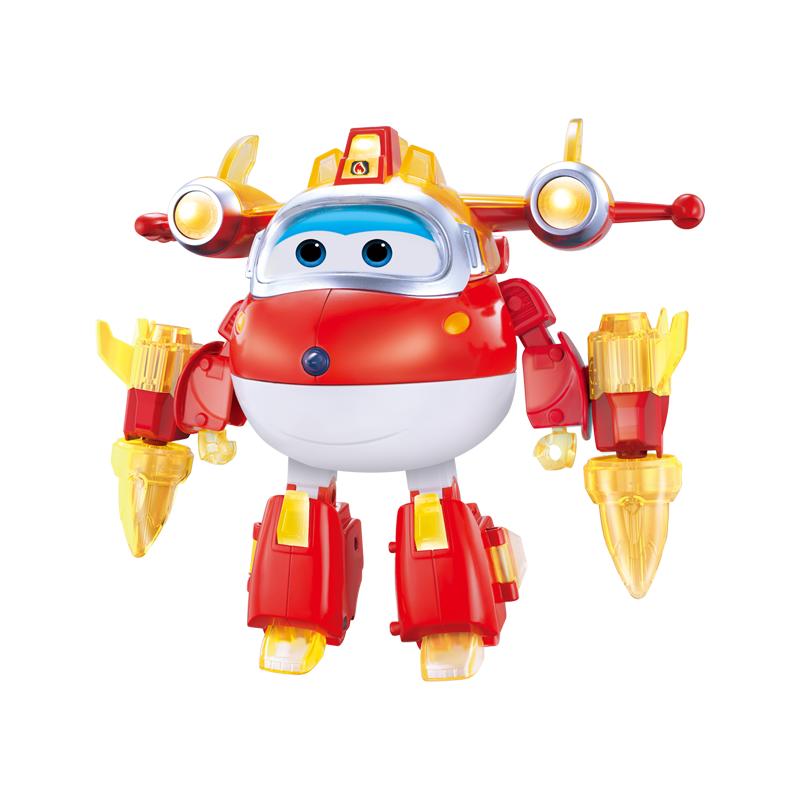 奥迪双钻超级飞侠愿望守护者乐迪声光变形机器人儿童男女孩玩具