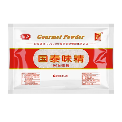四川国泰99%味精454g增香高鲜细晶厨房调味料煲汤提鲜餐饮店商用