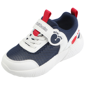 迷你巴拉夏季儿童透气单网运动鞋小白鞋男女童户外休闲鞋中小童