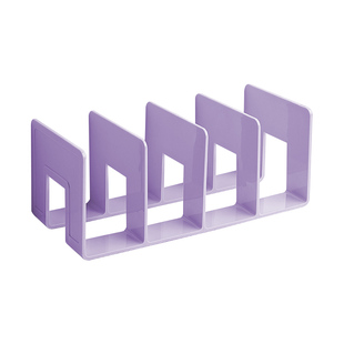 书立架书架桌面A4书本收纳神器分隔板办公室桌面文件置物架课桌学生用四栏创意书立书本架书靠书撑书托夹书板