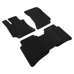 丝绒汽车脚垫地毯适用大多车型无异味主驾驶室 车脚垫子单片