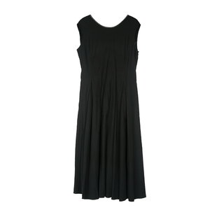 【ZOLLE因为】极简利落剪裁垂感女连衣裙春夏新品