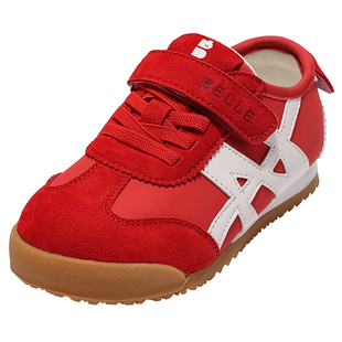 百丽童鞋儿童休闲鞋春季新款板鞋女童运动鞋男童德训鞋宝宝跑步鞋