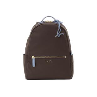 agnès b.经典系列尼龙中号男女通勤双肩背包旅行包