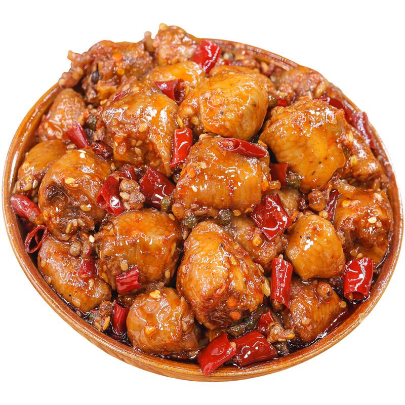 椒麻鸡拐骨肉质软糯麻辣香浓解馋
