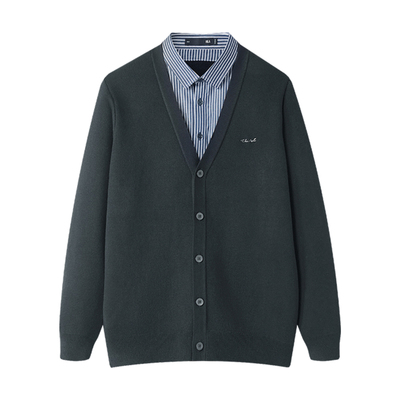 HLA海澜之家轻商务保暖T恤假两件