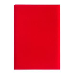 朗诵本演讲稿夹致辞本诗歌朗诵文件夹资料夹定制红色绒面婚礼主持人台词夹子A4皮革领导致辞夹讲话夹A3签约本