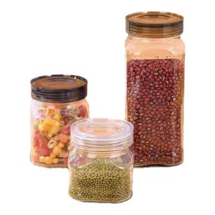 乐扣乐扣玻璃瓶密封罐食品级储物罐泡菜五谷杂粮储存腌制玻璃罐子