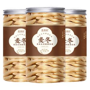 正品新货麦冬干货官方旗舰店大粒三宝四川麦冬煲汤黄芪党参泡水喝