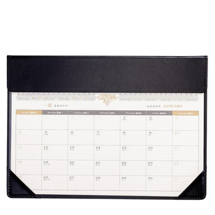 2026年桌历大班台历日历垫办公室桌面工作记事大号周历平铺月历垫