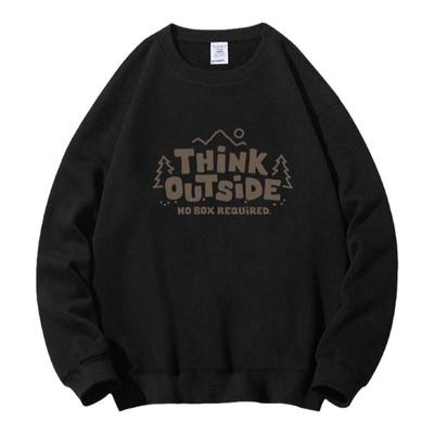 新款美式潮牌圆领卫衣