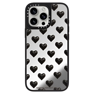 CASETiFY 黑色爱心 适用于苹果iPhone17ProMax/17Pro/Air/16ProMax/16Pro/15ProMax/15Pro手机壳