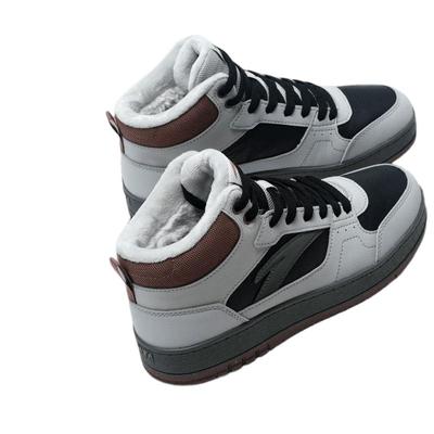 安踏官方旗舰店棉鞋女加绒高帮