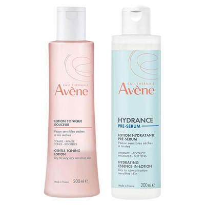 【立即抢购】雅漾恒润水乳精华套装滋润爽肤水小蛮腰乳液敏感肌