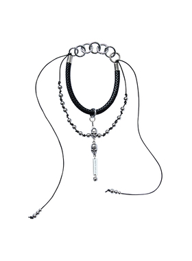 WACKYE亚文化骷髅头choker