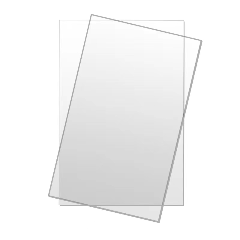 透明亚克力板材0.2 0.3 0.5 0.6 0.8 1mm塑料透明板pvc定制加工