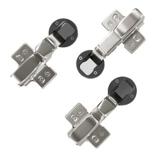 玻璃门专用合页酒柜无框玻璃折叠烟斗铰配件柜门液压缓冲阻尼铰链