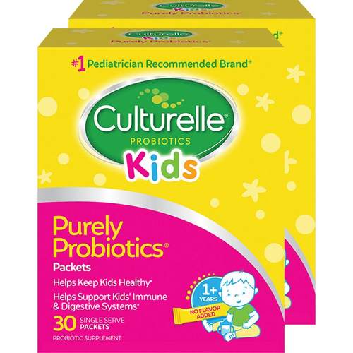 康萃乐culturelle婴幼儿童益生菌调理1-12岁粉剂30袋*2盒效期26.8