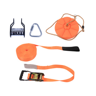 幼儿园儿童室内户外溜索滑轮游乐场设备感统训练器材扁带滑索索道