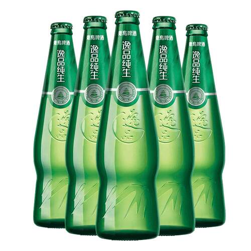 青岛啤酒逸品纯生系列218ml*24瓶