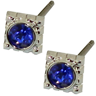 黑执事夏尔Cosplay道具服男寄宿学院蓝宝石耳钉耳环第四季耳饰女