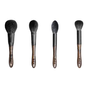 白凤堂乌木面部化妆刷套装散粉刷高光侧影修容刷腮红刷火苗高光刷