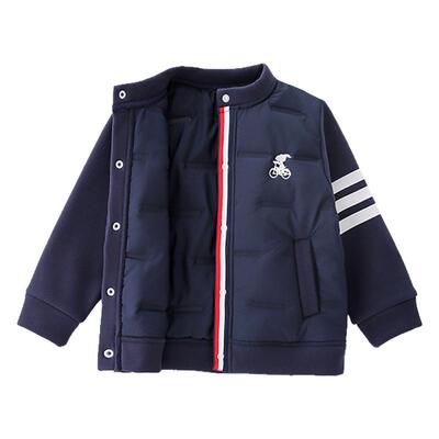 男童外套春秋季夹棉二棉棉服棉袄