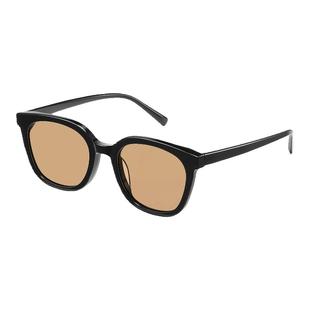 夏日gm茶色墨镜带度数女近视黑框2025新款防紫外线太阳镜男高级感